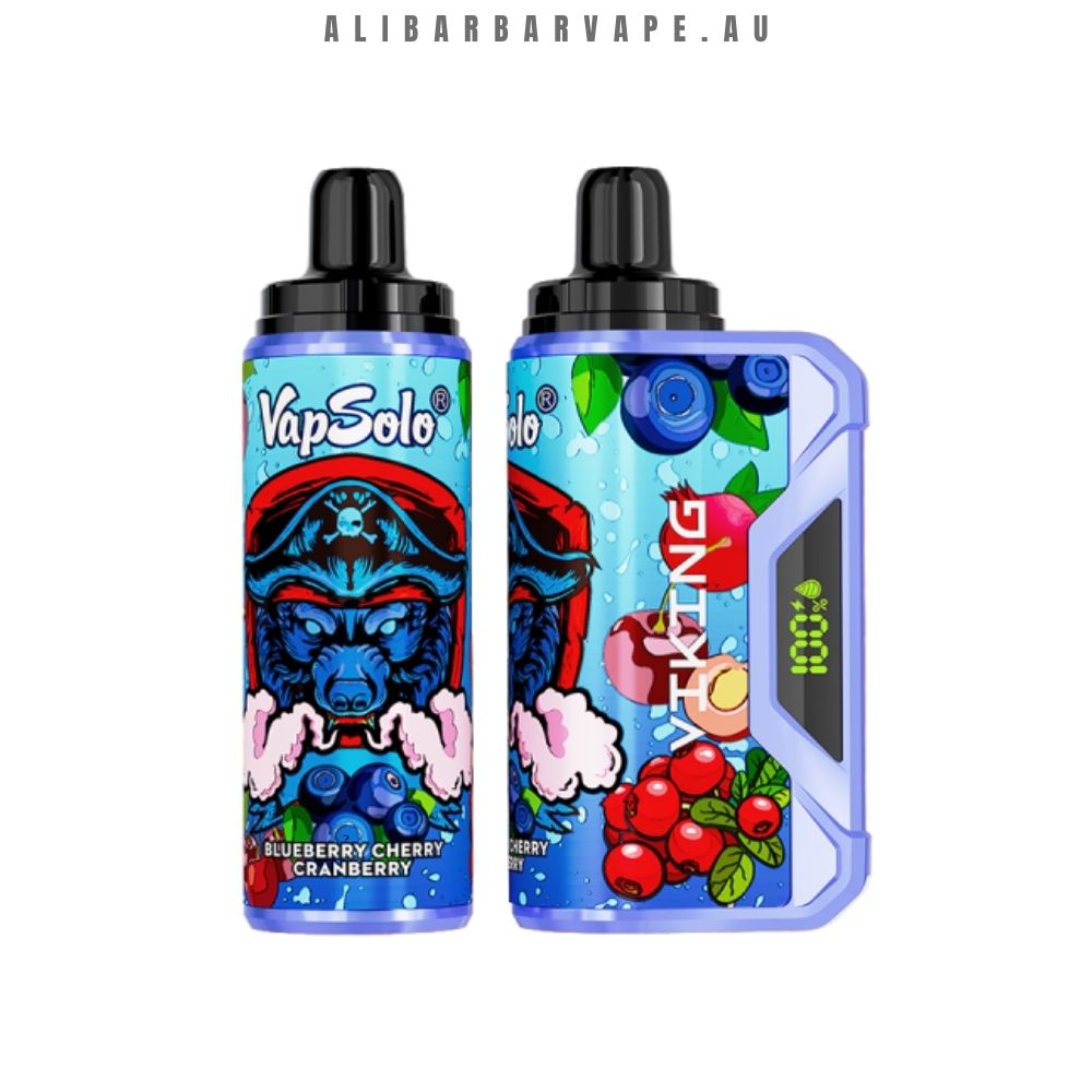 VapSolo 12000 Puffs Blueberry Cherry Cranberry