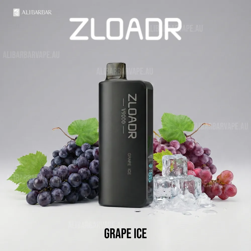ZLOADR V9000 Puffs Grape Ice