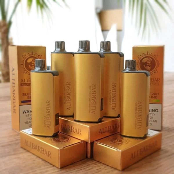 ALIBARBAR INGOT 9000 Puffs 5-Pack Bundle