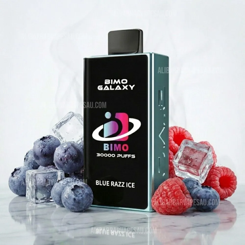 BIMO Galaxy 30000 Puffs Blue Razz Ice
