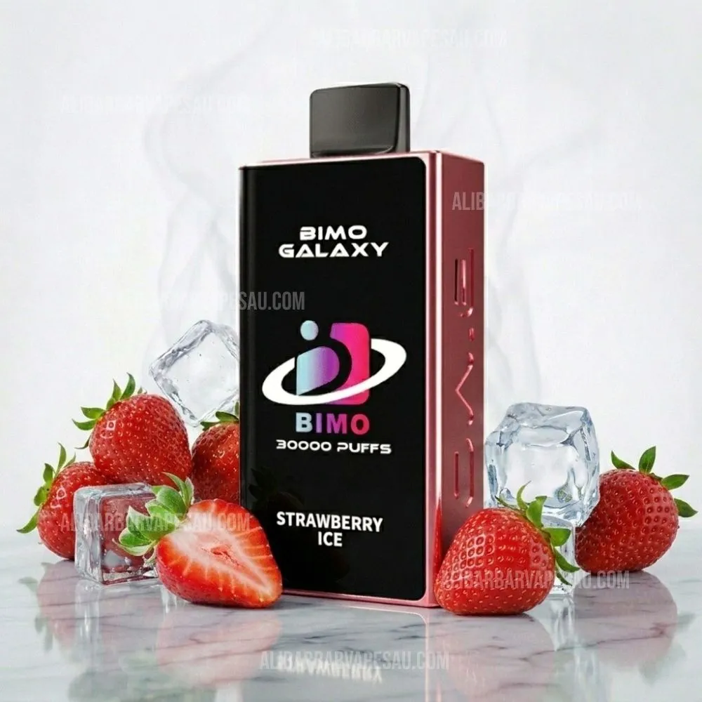 BIMO Galaxy 30000 Puffs Strawberry Ice