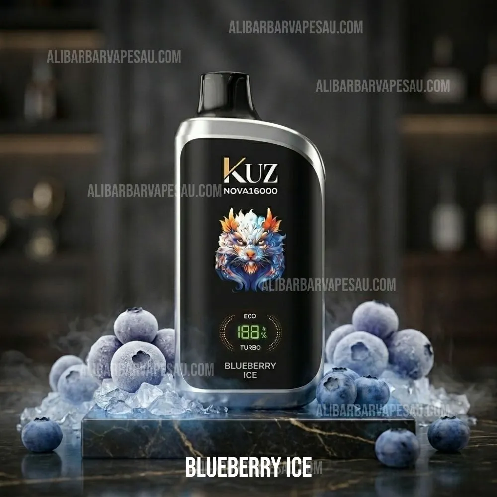 KUZ Nova 16000 Puffs Blueberry Ice