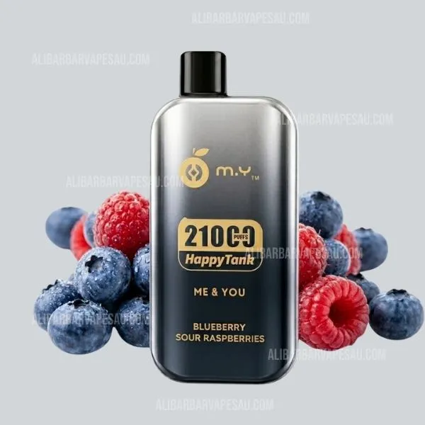 HappyTank 21000 Puffs Blueberry Sour Raspberries