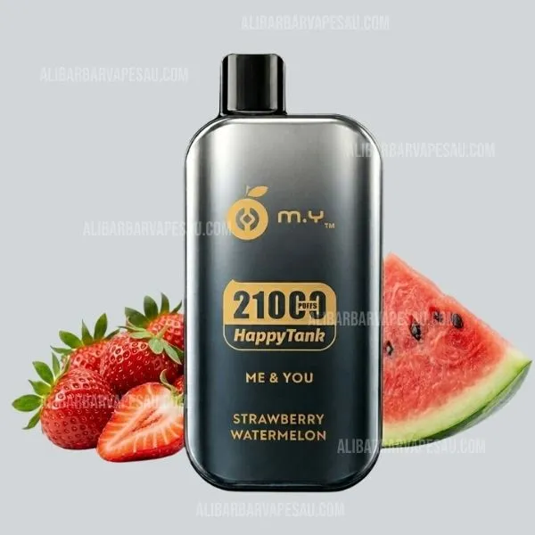HappyTank 21000 Puffs Strawberry Watermelon
