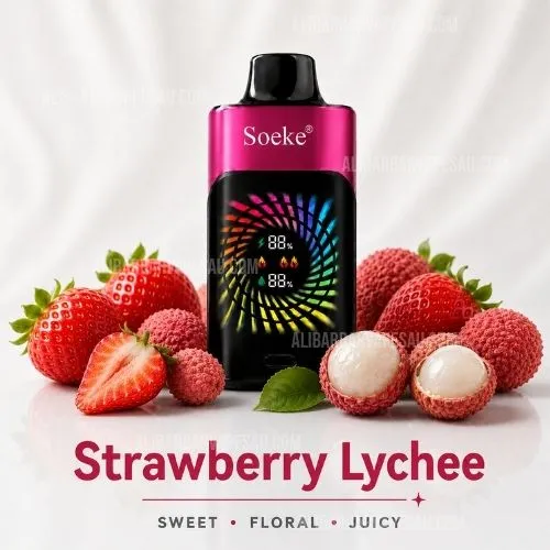 SOEKE S9 28000 Puffs Strawberry Lychee